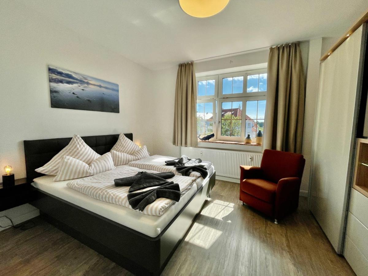 Altes Offiziershaus Borkum Apartment Luaran gambar